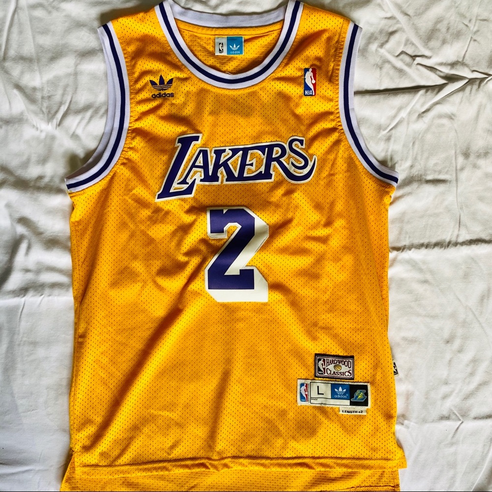 Adidas Lakers Jersey Vintage Hardwood Clas…